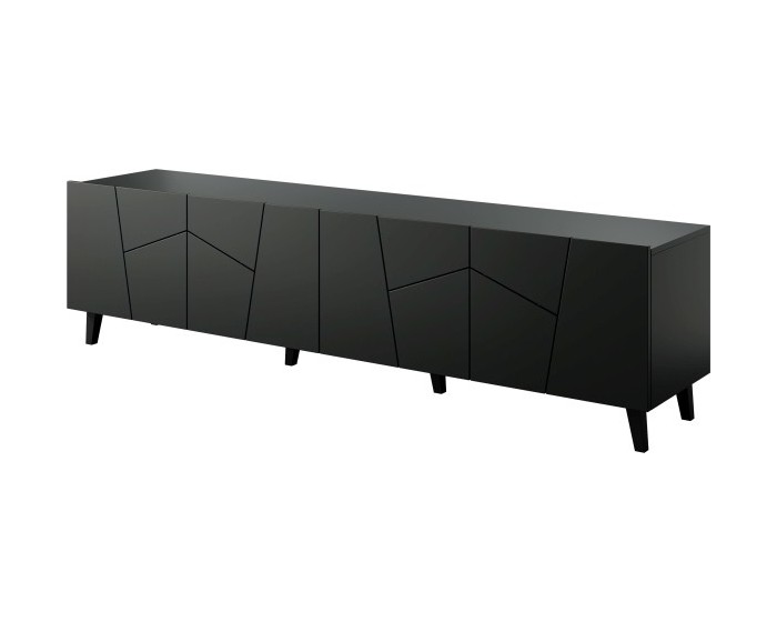 TV stolek Etna 200 cm černý