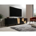 TV stolek Etna 200 cm černý/dub craft