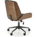 Designové kancelářské křeslo GAVIN hnědo-černé