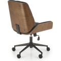 Designové kancelářské křeslo GAVIN hnědo-černé