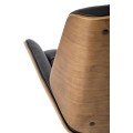 Designové kancelářské křeslo GAVIN hnědo-černé