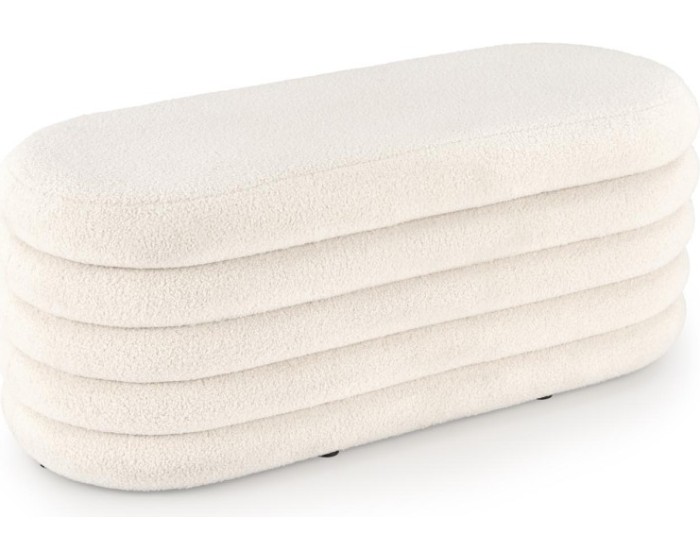 Lavice Bliss bouclé krémová