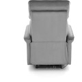Křeslo Semir s elektrickým polohováním a USB portem šedé