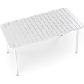 Kovový zahradní stůl Bosco 140 cm bílý