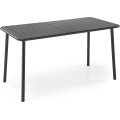 Kovový zahradní stůl Bosco 140 cm černý