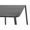 Kovový zahradní stůl Bosco 140 cm černý