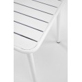 Kovový zahradní stůl Bosco 70 cm bílý