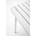 Kovový zahradní stůl Bosco 70 cm bílý