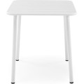 Kovový zahradní stůl Bosco 70 cm bílý