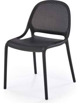Zahradní plastová židle ZOLE černá