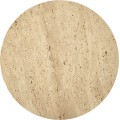 Konferenční stolek Traverso 35 cm travertin/bílý