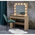 Toaletní stolek HOLLYWOOD s LED osvětlením 94 cm dub artisan