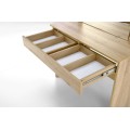Toaletní stolek HOLLYWOOD s LED osvětlením 94 cm dub artisan