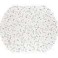 Jídelní stůl Aramis 120 cm terrazzo bílý