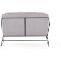 Dvoumístná pohovka SOFT 125 cm světle šedá