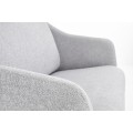 Dvoumístná pohovka SOFT 125 cm světle šedá