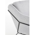 Dvoumístná pohovka SOFT 125 cm světle šedá