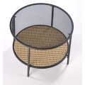 Konferenční stolek Dakota 60 cm hnědý/čirý