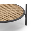 Konferenční stolek Dakota 60 cm hnědý/čirý