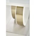 Rozkládací jídelní stůl GALARDO 160/200 cm bílý/zlatý