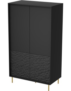 Šatní skříň Bullet 87 cm černá