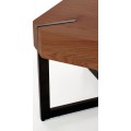 Konferenční stolek LAVIDA 110 cm ořech/černý