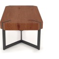 Konferenční stolek LAVIDA 110 cm ořech/černý