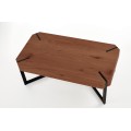 Konferenční stolek LAVIDA 110 cm ořech/černý