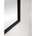 Nástěnné zrcadlo Curio 120 cm černé