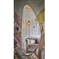 Nástěnné zrcadlo Serenity 120 cm stříbrné