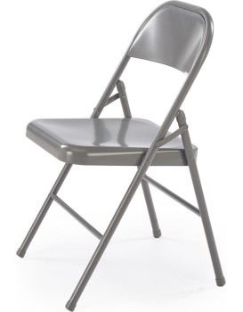 Skládací jídelní židle K565 popelavě šedá