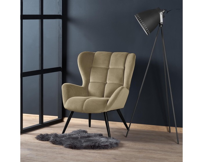 Designové křeslo TYRION béžové