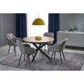 Rozkládací jídelní stůl ACORD 120/200 cm dub přírodní/černý