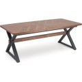 Rozkládací jídelní stůl Baron 200/350 cm ořech/černý