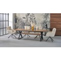 Rozkládací jídelní stůl Baron 200/350 cm ořech/černý