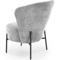 Čalouněné designové křeslo CEZAR šedé