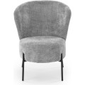 Čalouněné designové křeslo CEZAR šedé