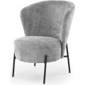Čalouněné designové křeslo CEZAR šedé