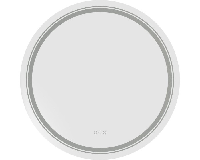Koupelnové zrcadlo DOVER 80 cm stříbrné