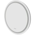 Koupelnové zrcadlo DOVER 80 cm stříbrné