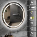 Koupelnové zrcadlo DOVER 80 cm stříbrné