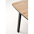 Rozkládací jídelní stůl Barril 130/170 cm dub artisan/černý