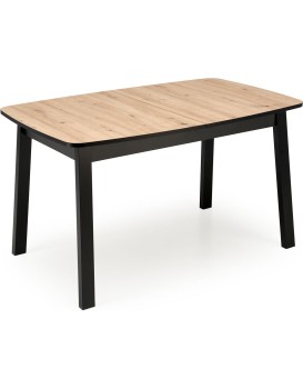 Rozkládací jídelní stůl Barril 130/170 cm dub artisan/černý