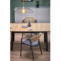 Rozkládací jídelní stůl Barril 130/170 cm dub artisan/černý