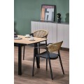 Rozkládací jídelní stůl Barril 130/170 cm dub artisan/černý