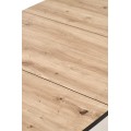 Rozkládací jídelní stůl Barril 130/170 cm dub artisan/černý
