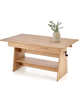 Rozkládací konferenční stolek Erika dub artisan