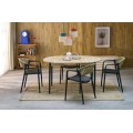 Rozkládací jídelní stůl Pivot 102/141 cm dub artisan/černý buk
