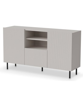 Komoda PAXOS KM-1 150 cm kašmírová/černá