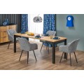 Rozkládací jídelní stůl Qubik 80/200 cm dub artisan/černý